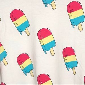 H&M Longline Popsicle Shirt